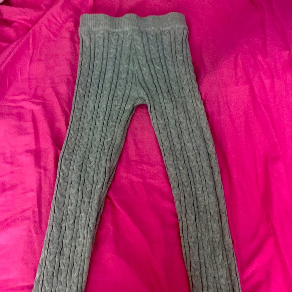 Gray leggings , size large